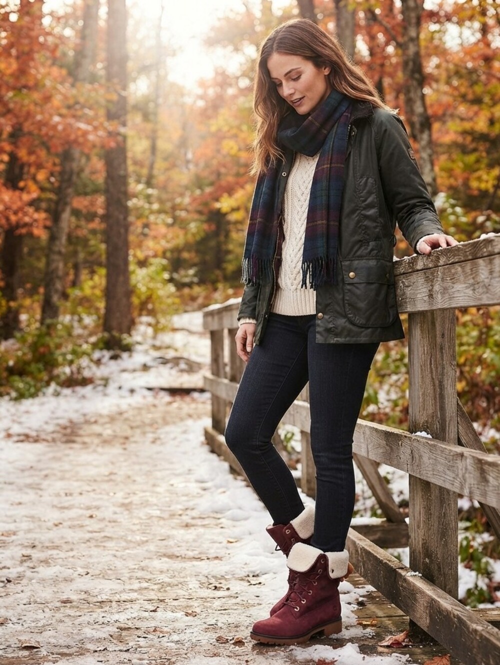 Timberland Maroon Boots